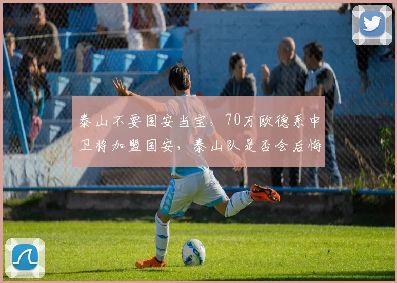 泰山不要国安当宝,70万欧德系中卫将加盟国安,泰山队是否会后悔